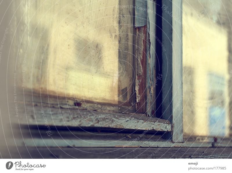 Window to... Colour photo Subdued colour Exterior shot Close-up Detail Shallow depth of field House (Residential Structure) Industrial plant Factory Warmth