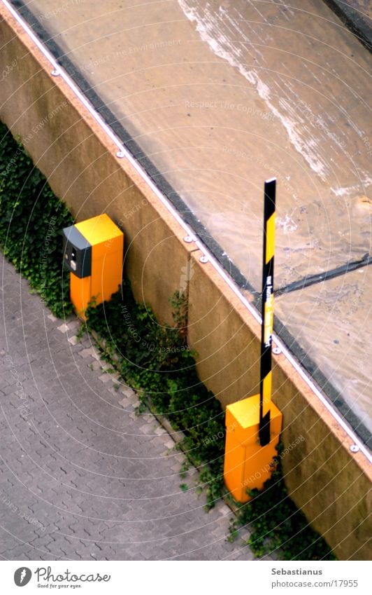 Barrier open Control barrier Parking lot Transport Parking level Electrical equipment Technology Street