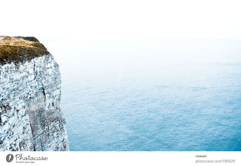 english cliffs Colour photo Exterior shot Deserted Copy Space right Copy Space top Copy Space bottom Copy Space middle Day Water Coast North Sea Ocean Infinity