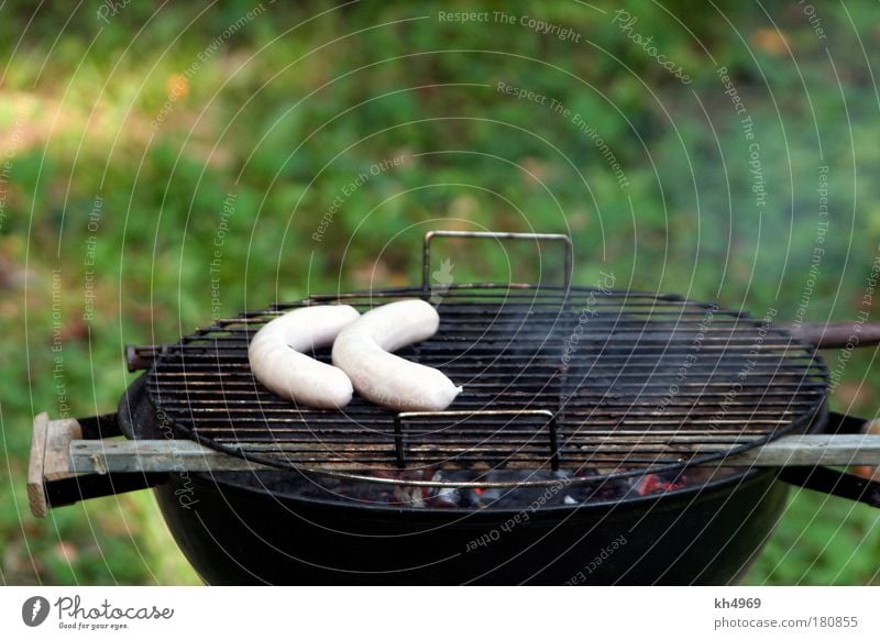 meal Colour photo Exterior shot Deserted Day Central perspective Food Meat Sausage Nutrition Joy Trip Camping Summer Summer vacation Feasts & Celebrations