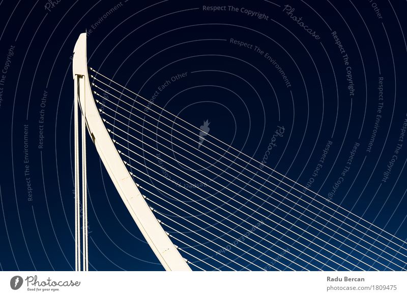 White Abstract Bridge Structure On Sky Style Design Vacation & Travel Tourism Freedom Architecture Small Town Downtown Manmade structures Building Transport