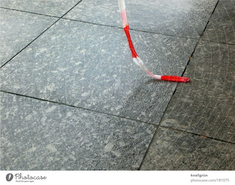 Don't let yourself down! Colour photo Subdued colour Exterior shot Deserted Copy Space left Copy Space bottom Neutral Background Day flutterband Barrier