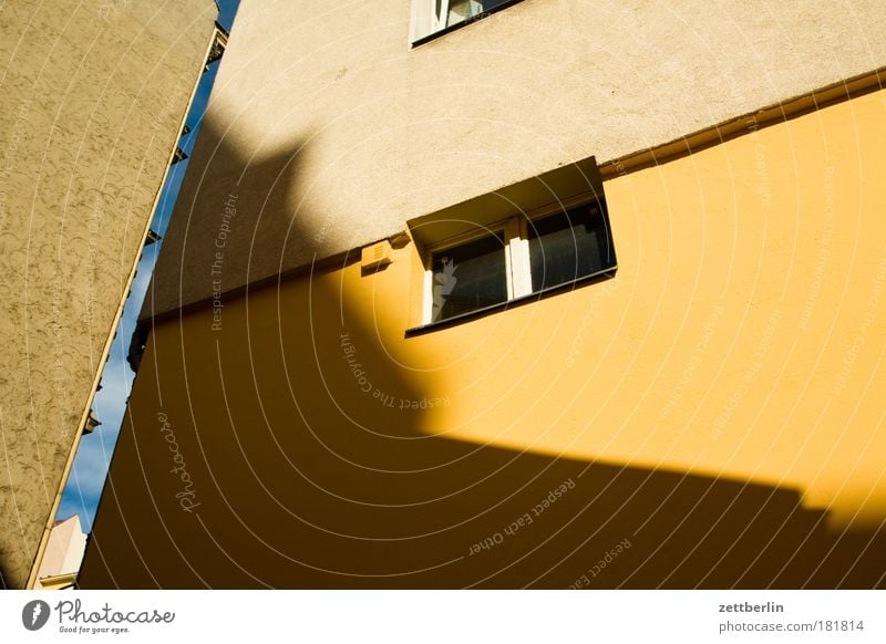 Unknown building Schöneberg House (Residential Structure) Town house (City: Block of flats) Tenant Landlord Facade Architecture Window Courtyard Backyard Sky