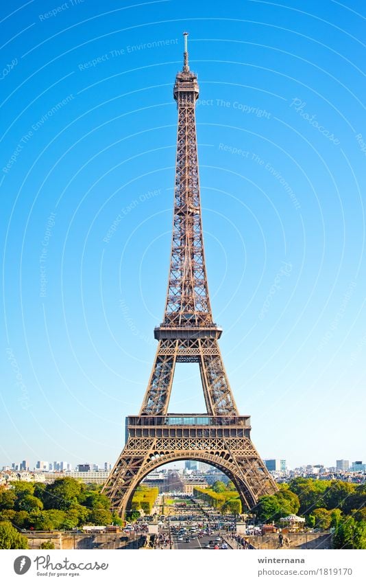 Eiffel Tower Environment Earth Sky Beautiful weather Garden Park Capital city Street Blue Brown Multicoloured Green Cool (slang) Success Power Determination