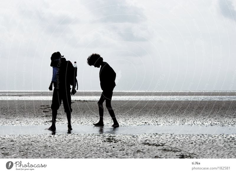 SPO|09 Shrimp Finder Colour photo Subdued colour Exterior shot Copy Space right Copy Space top Day Light Shadow Contrast Silhouette Reflection Full-length