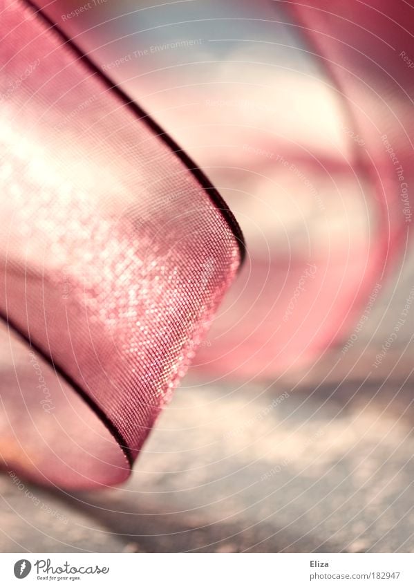 Curly Subdued colour Interior shot Detail Macro (Extreme close-up) Light Packaging Beautiful Gift wrapping Christmas & Advent Violet Glittering Blur Winter