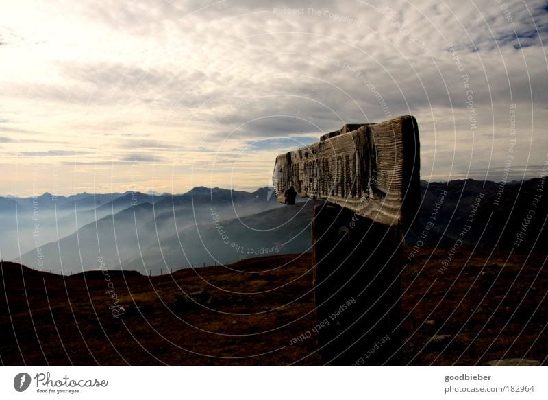 groundbreaking Colour photo Exterior shot Deserted Evening Contrast Light (Natural Phenomenon) Sunlight Sunbeam Sunrise Sunset Panorama (View) Climbing