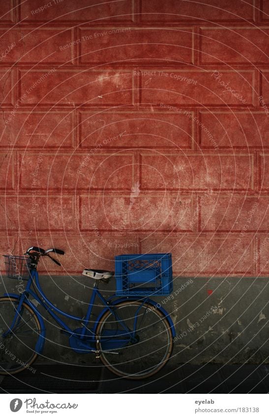 Ladri di biciclette Colour photo Subdued colour Exterior shot Detail Deserted Copy Space left Copy Space right Copy Space top Copy Space middle Day Light Shadow