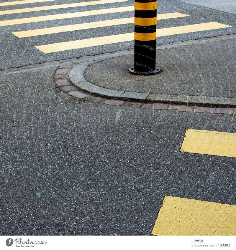 pedestrian Colour photo Exterior shot Deserted Copy Space bottom Trip Town Transport Traffic infrastructure Passenger traffic Road traffic Pedestrian Street