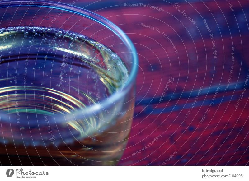 Have A Drink On Me Colour photo Close-up Detail Deserted Day Reflection Shallow depth of field Food Beverage Cold drink Alcoholic drinks Sparkling wine Prosecco