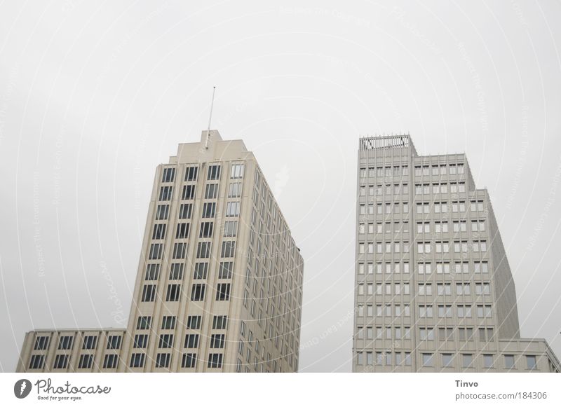 Potsdamer Platz _I I_ Subdued colour Exterior shot Deserted Copy Space top Day Capital city Downtown House (Residential Structure) High-rise Building