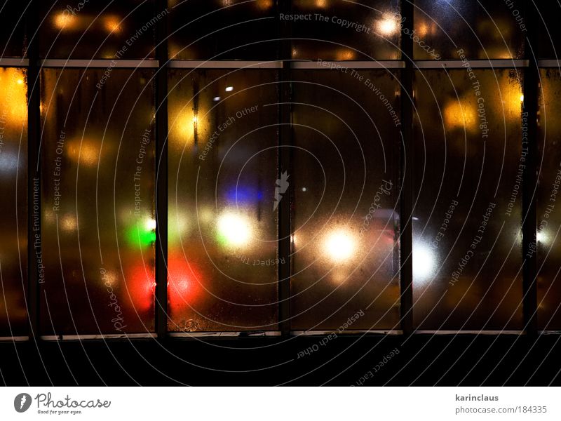 sad lights Colour photo Exterior shot Detail Experimental Abstract Neutral Background Evening Night Artificial light Light Contrast Shallow depth of field