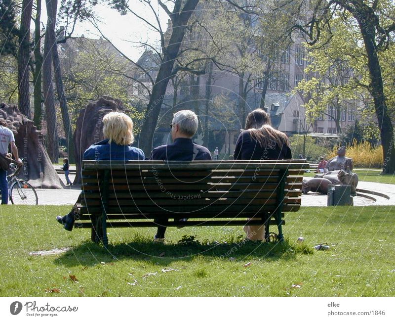 ParkBank Park bench Human being Nature