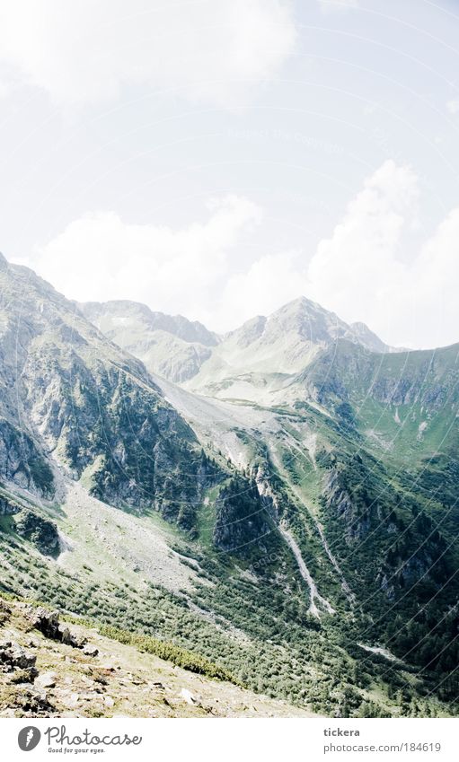 Rottenman Tauern Colour photo Subdued colour Copy Space top Day Vacation & Travel Climbing Mountaineering Landscape Earth Rock Alps Peak