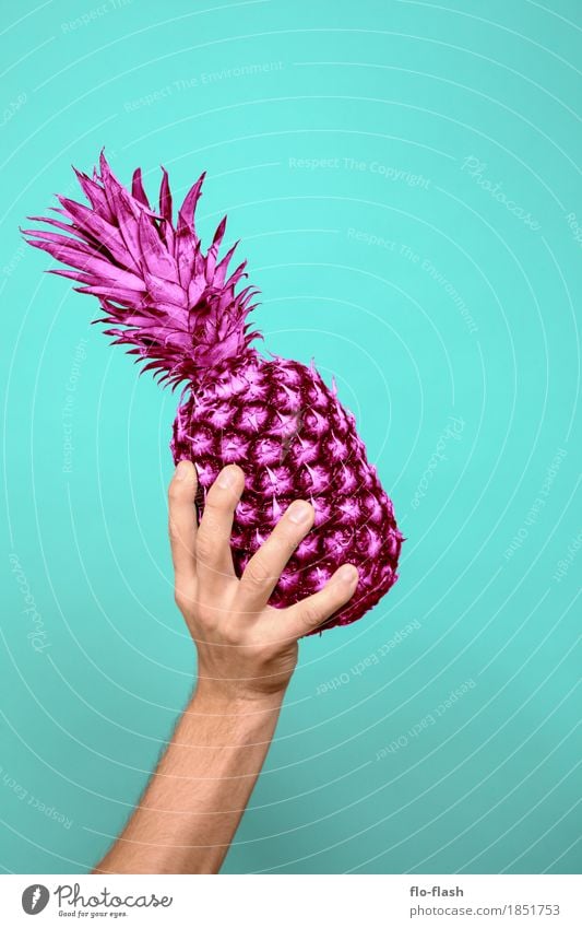 Pineapple making IV Food Fruit Organic produce Vegetarian diet Diet Lifestyle Shopping Style Design Exotic Wellness Human being Masculine Art Sculpture Media