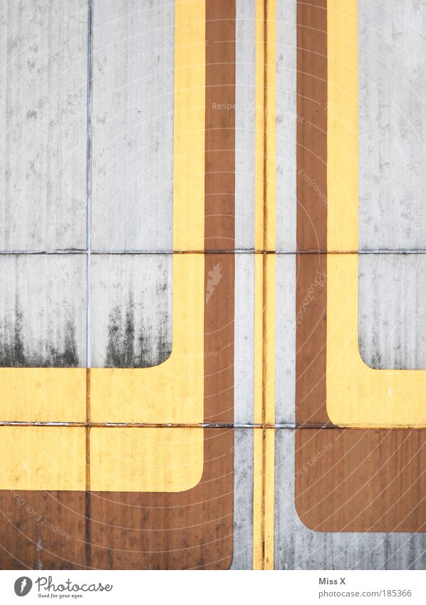 upward House (Residential Structure) Wall (barrier) Wall (building) Facade Stone Concrete Old Modern Retro Trashy Gloomy Colour Play of colours Upward