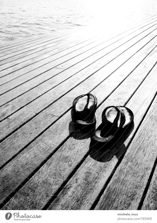 Walking shoes Vacation & Travel Tourism Summer Water Beautiful weather Coast Ocean Mediterranean sea Barcelona Spain Europe Port City Harbour pier Yacht harbour