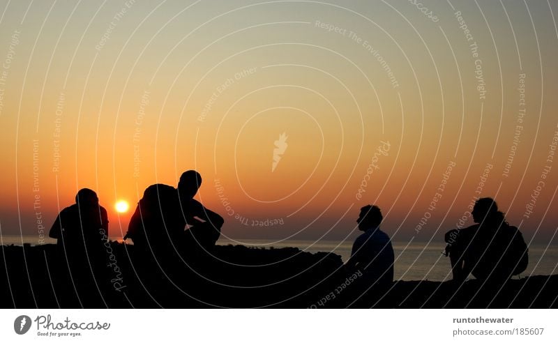 Boys engaged in conversation Vacation & Travel Tourism Trip Adventure Far-off places Summer Summer vacation Ocean Waves Human being Masculine Young man