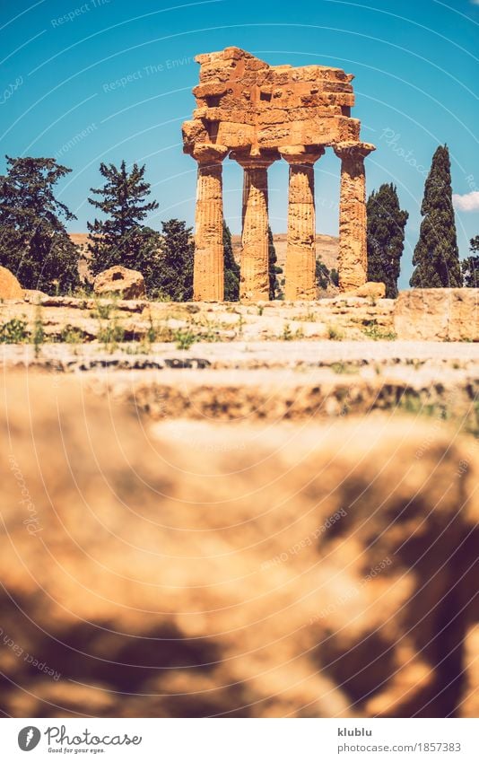 Valley of the Temples in Agrigento, Sicily, Italy Vacation & Travel Tourism Museum Landscape Ruin Architecture Stone Old Historic Religion and faith Greek