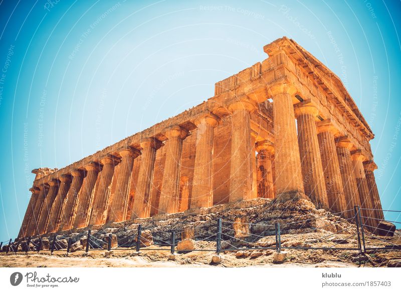 Valley of the Temples in Agrigento, Sicily, Italy Vacation & Travel Tourism Museum Landscape Ruin Architecture Stone Old Historic Religion and faith Greek