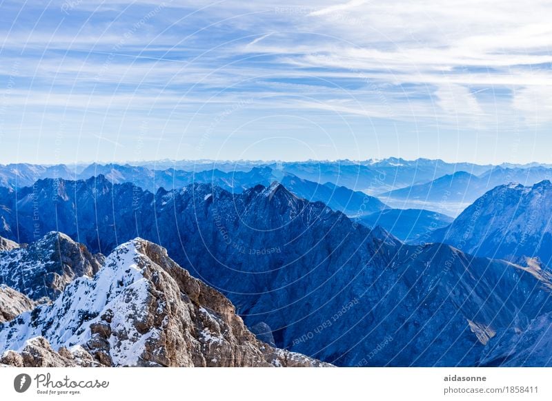 alpine country Landscape Rock Alps Mountain Peak Snowcapped peak Glacier Looking Hiking Colour photo Exterior shot Deserted Day Panorama (View)