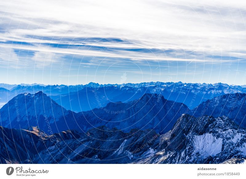 Alps Nature Landscape Rock Mountain Peak Hiking Attentive Caution Serene Patient Calm Self Control Colour photo Exterior shot Deserted Day Panorama (View)