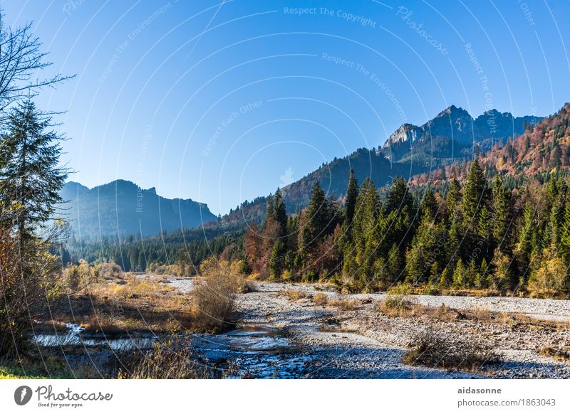 Alps Landscape Beautiful weather Mountain Peak Caution Serene Calm Colour photo Exterior shot Deserted Day Wide angle