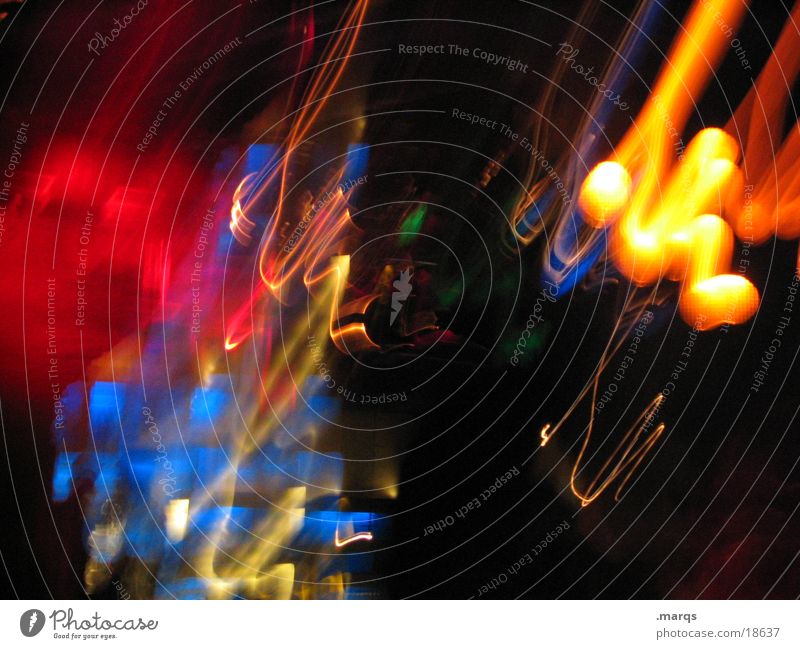 Colourful Light Multicoloured Long exposure Muddled Abstract marqs