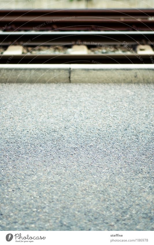 Old media Transport Motoring Train travel Street Rail transport Driving Colour photo Exterior shot Copy Space bottom Copy Space middle Shallow depth of field