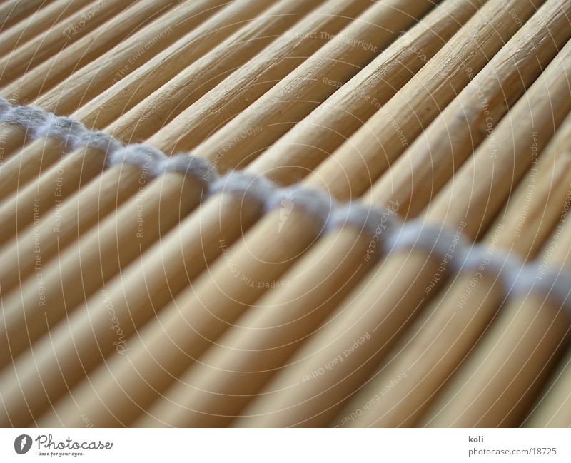 Straw Coaster Plaited Floor mat Macro (Extreme close-up) Close-up Line set