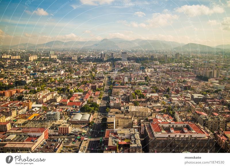 Mexico City Town Capital city Downtown Old town Skyline Populated Overpopulated House (Residential Structure) High-rise Building Dirty Gigantic Large Infinity