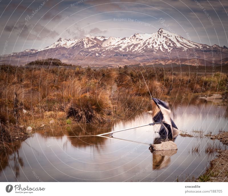 Tongario National Park Environment Nature Landscape Plant Elements Earth Air Water Clouds Summer Grass Wild plant Rock Mountain Peak Snowcapped peak Volcano