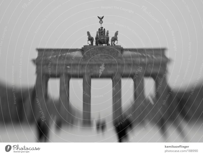 berlin brandenburg gate Human being Group Berlin Downtown Berlin Brandenburg Gate Capital city Populated Manmade structures Tourist Attraction Landmark Stone