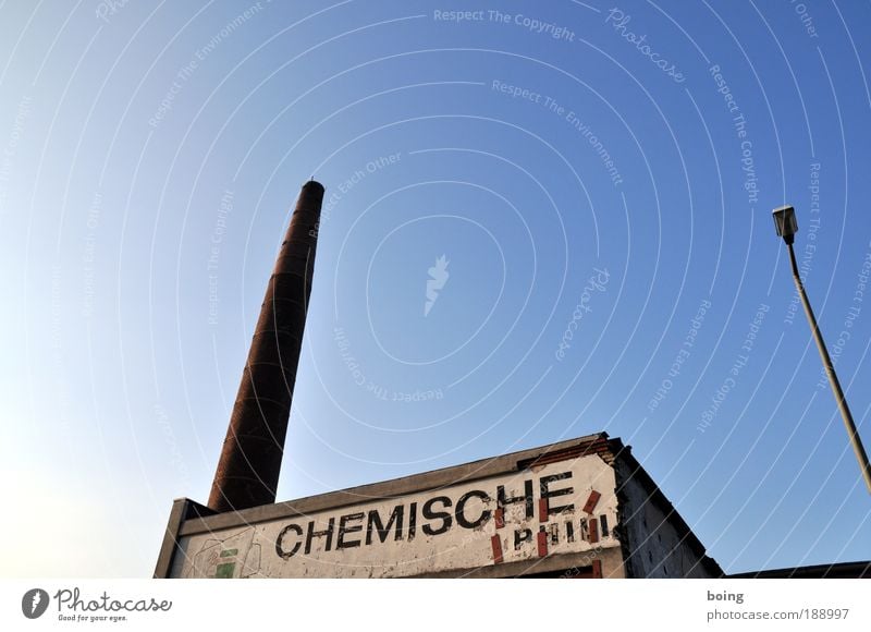 STRUCTURAL CHANGE Chemist Industry Chimney Change Chemical Industry Chemical factory Chemistry emission emissions trading Economic cycle Political economics