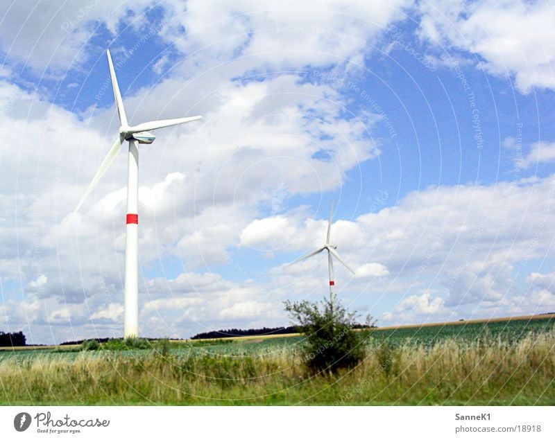 windmills Electricity Wind energy plant Energy industry