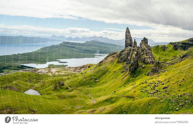 The Storr. Healthy Athletic Contentment Calm Leisure and hobbies Vacation & Travel Tourism Trip Adventure Far-off places Freedom Expedition Island Mountain