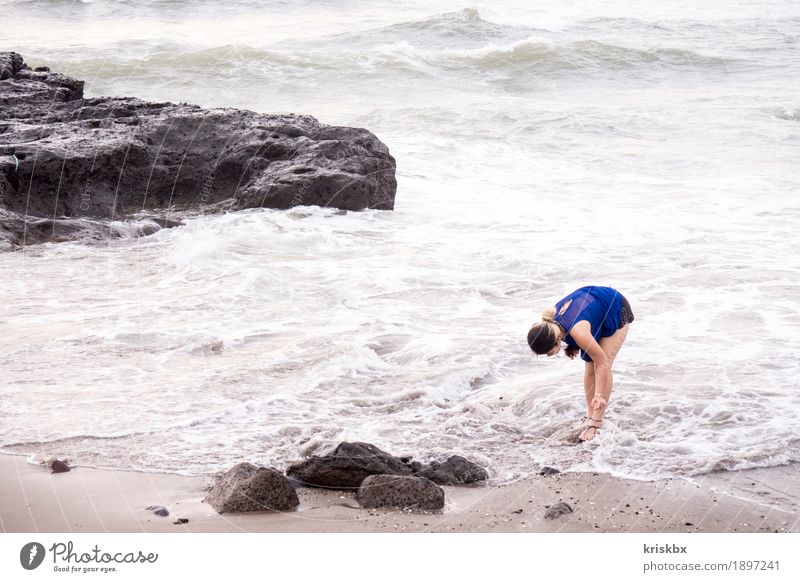 In search of... Vacation & Travel Tourism Adventure Far-off places Freedom Summer Summer vacation Beach Ocean Feminine Young woman Youth (Young adults) Woman