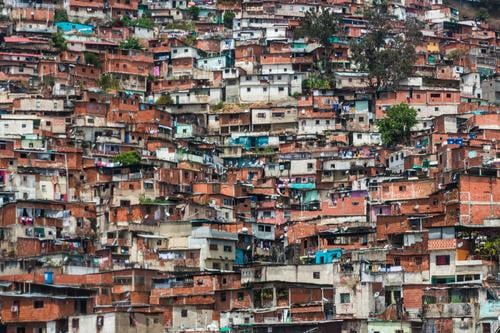 Barrio / Favela / Slum in Caracas, Venezuela Overpopulated Poverty Chaos Exotic Town favela Slum area Architecture Criminality barrio Closed Quarter Neighbor