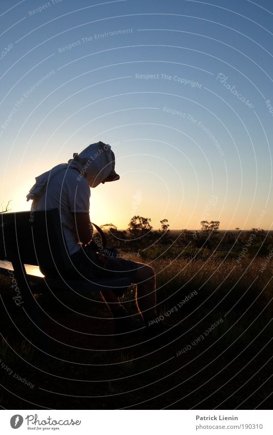 a hard day comes to an end Vacation & Travel Trip Adventure Far-off places Freedom Expedition Summer Masculine Man Adults 1 Human being 18 - 30 years