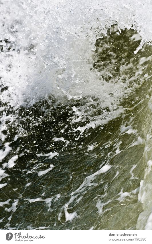 on the way to Amrum Water Drops of water Waves North Sea Ocean Bizarre Exterior shot