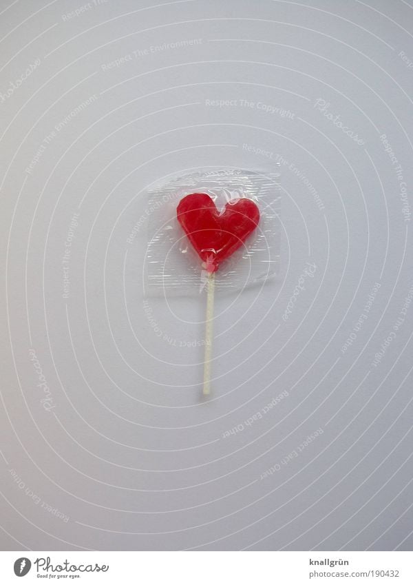 SweetHeart Food Candy lollipop Nutrition Happy Kitsch Delicious Red White Emotions Joie de vivre (Vitality) Sympathy Love Infatuation Romance Relationship