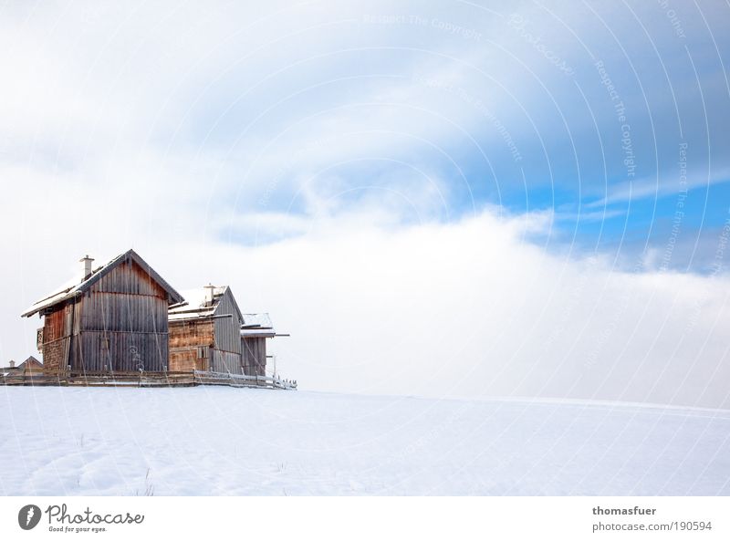 Alpine winter - yodeldi ;) Vacation & Travel Tourism Winter Snow Winter vacation Mountain Environment Nature Landscape Sky Clouds Horizon Climate