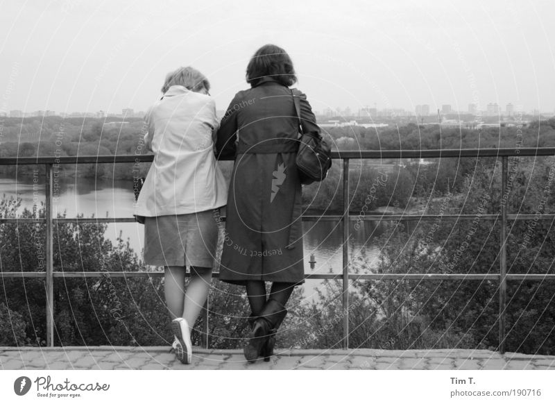 Sunday in Moscow Human being Feminine Feet 2 Russia Outskirts Skyline Relaxation Communicate To talk Calm Woman's leg Black & white photo Day Full-length