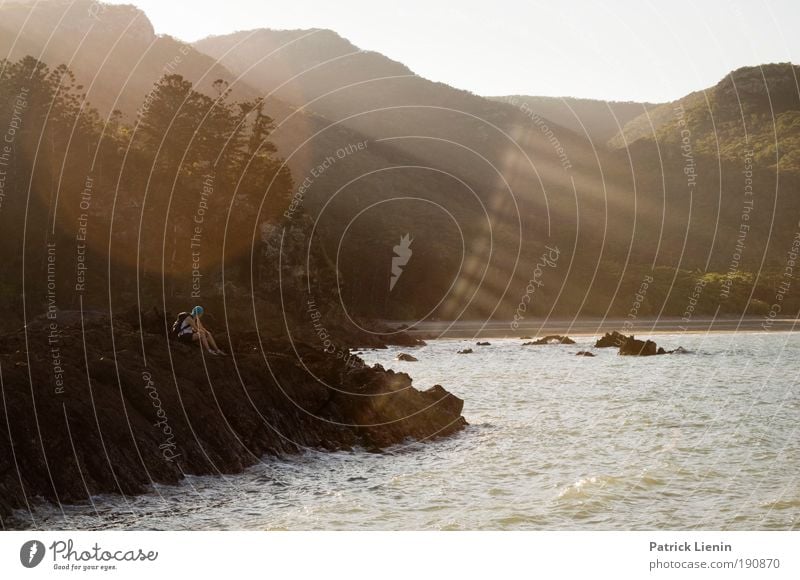 Cape Hillsborough Vacation & Travel Summer Ocean Waves Environment Nature Landscape Rock Mountain Calm Rough Queensland Great Barrier Reef Colour photo