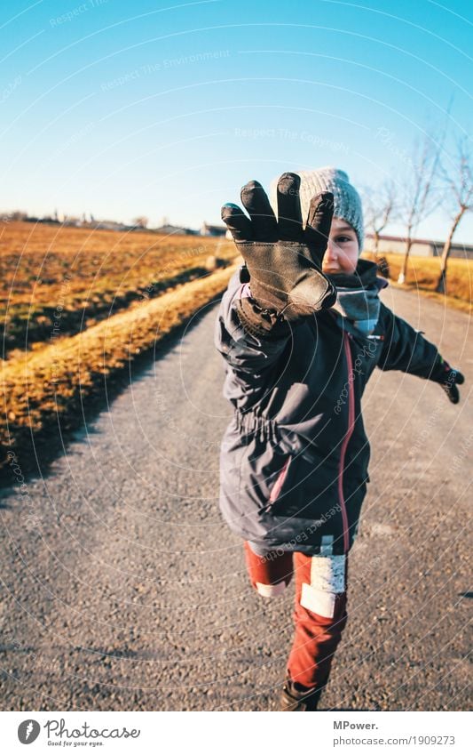 runner Human being Feminine Child Girl Hand 1 3 - 8 years Infancy Environment Nature Beautiful weather Touch Going Running Smart Speed Playing Catch Gloves