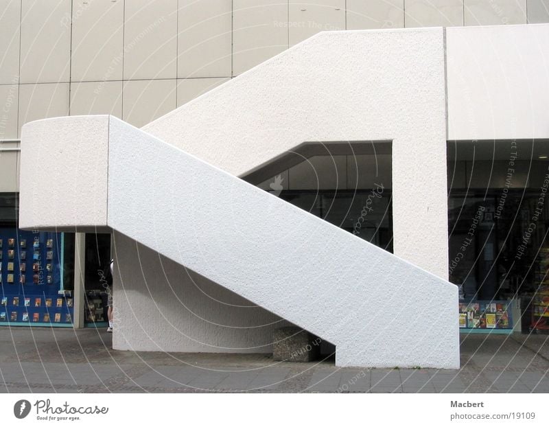 staircase Round White Dark Light Architecture Stairs Bright Shadow Exterior shot