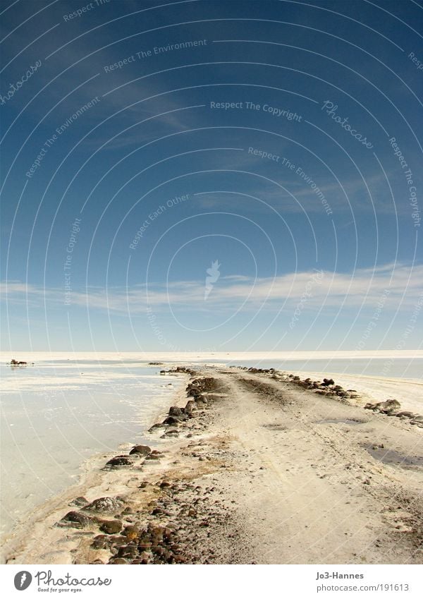 Title search Nature Landscape Air Sky Beautiful weather Snow Desert "Salt desert "Salar de Uyuni" Far-off places Free Large Blue White Hope Uniqueness