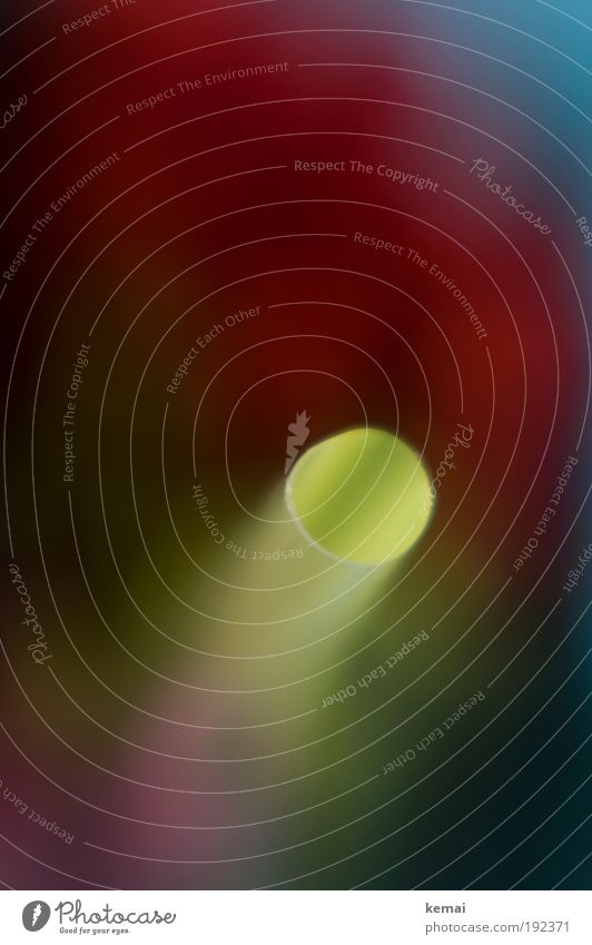 Tube [aka drinking straw] Straw Pipe To enjoy Illuminate Drinking Blue Multicoloured Yellow Green Violet Red tube Opening lensbaby Colour photo Interior shot