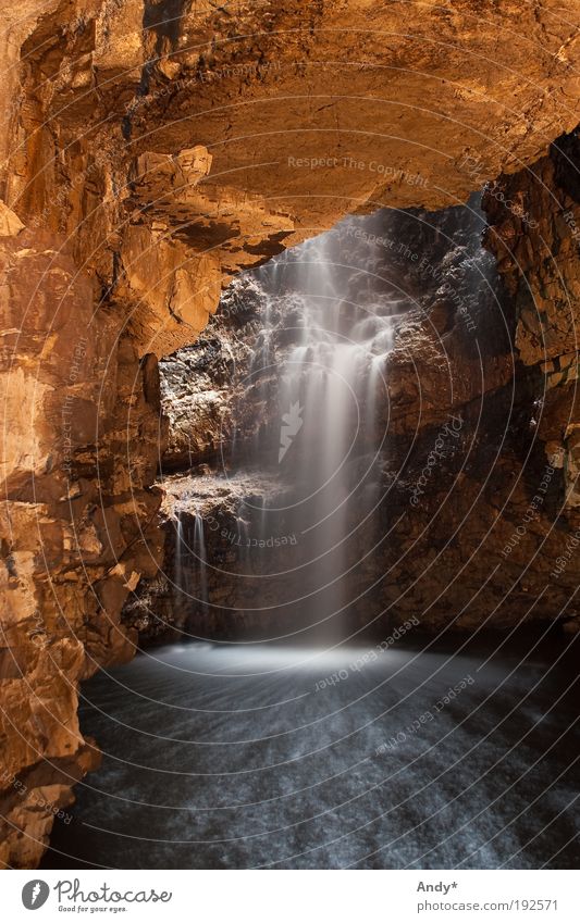 smoo cave Vacation & Travel Tourism Far-off places Ocean Island Scotland Highlands Nature Landscape Earth Water Rock Coast Brook Waterfall Cave Stone Discover