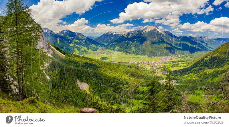 spring in tyrol - austria Nature Landscape Summer Vacation & Travel range valley view sunny horizon Nationalities and ethnicity grassland woodland Ehrwald